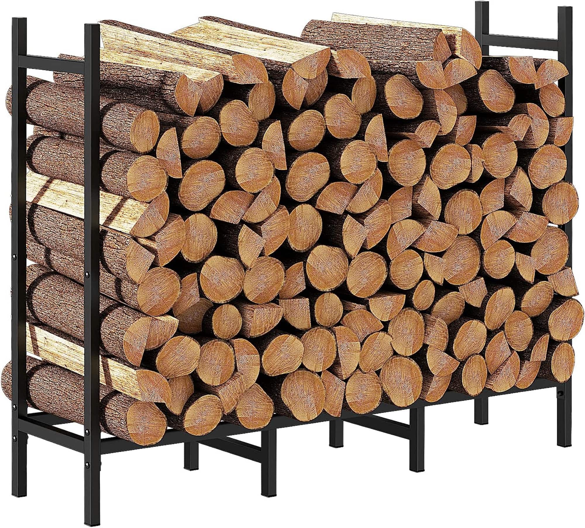 NEX™ 4ft. Outdoor Metal Firewood Storage Rack